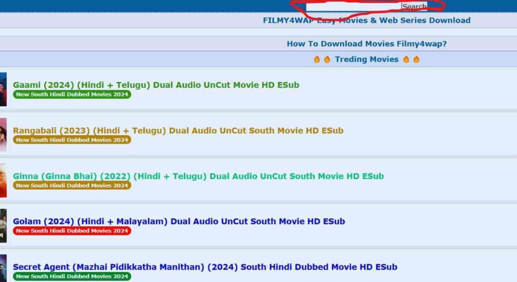 How to download movies and we series?